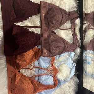 Lot of new wo tags Victoria secret lace halter bras